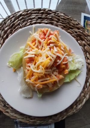 Una foto de Patatas rellenas marinera (cena o almuerzo frío y #fácil)