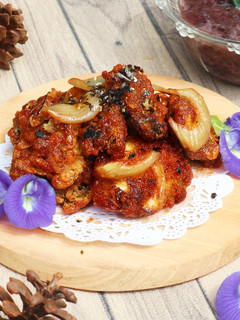 Foto resep Yangnyeom Tongdak atau Ayam Goreng Bumbu Pedas Korea (ala Maangchi)