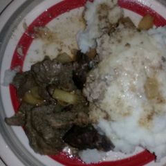 A picture of Sheep tripe.