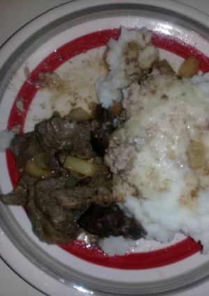A picture of Sheep tripe.