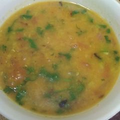 A picture of Tadka daal.