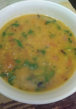 A picture of Tadka daal.