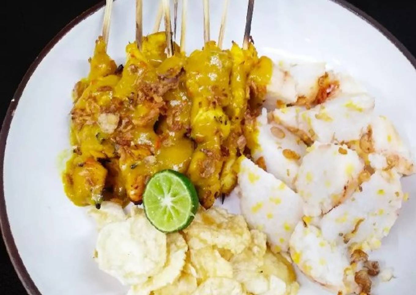 Sate ayam saos padang