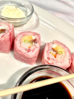 Una foto de Falso sushi