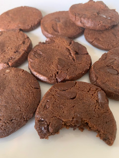 A picture of World Peace Cookies (Chocolate Shortbread).