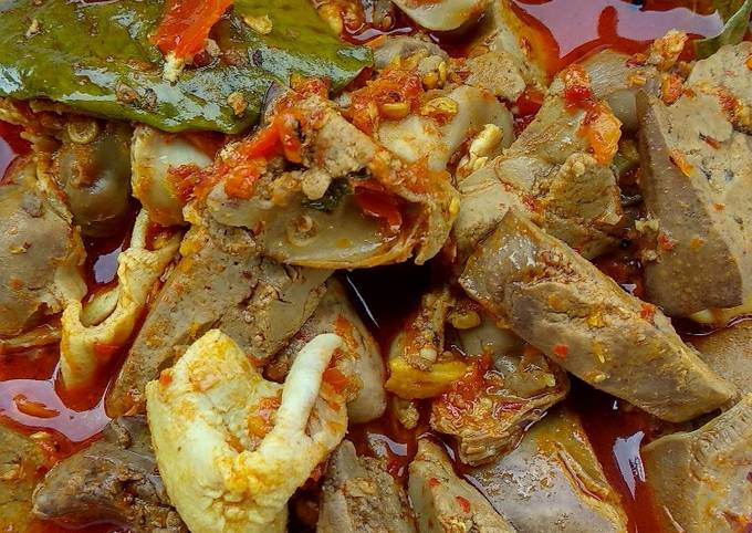 Sambal ati ampela ayam