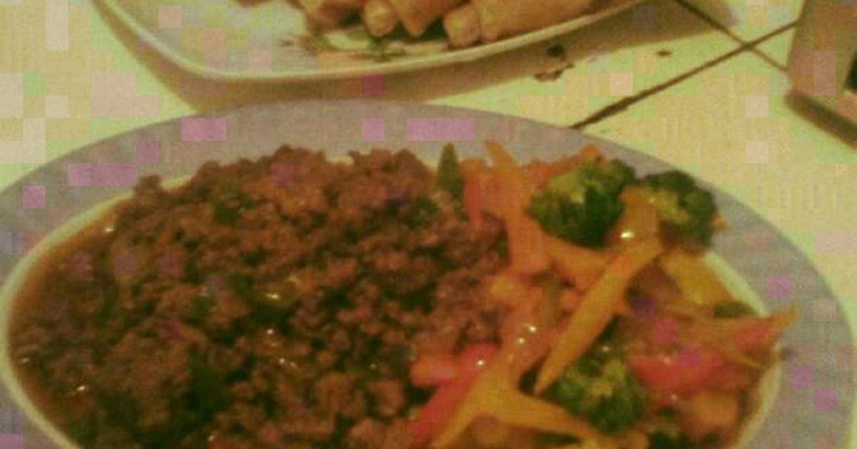 Minced meat with chapati Recipe by Lilymoh Cookpad