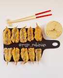 Filetti di alici in tempura con puré di ceci