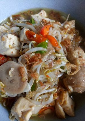 Foto resep Tumis taoge tahu bakso