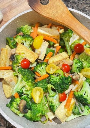 Foto resep Tumis warna warni (26)