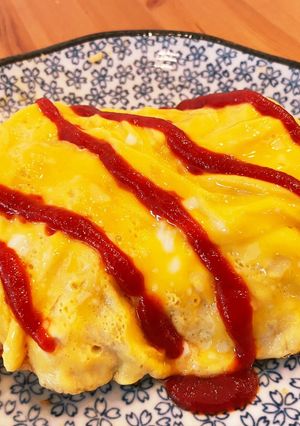 A picture of Easy Sausage Omurice.