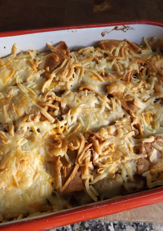 Una foto de Gratinado casi vegetariano