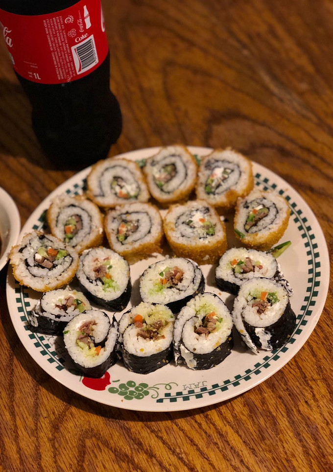 Una foto de Sushi casero