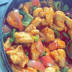A picture of Paneer chilly.