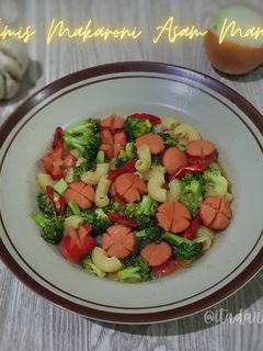 Foto resep Tumis Makaroni Asam Manis
