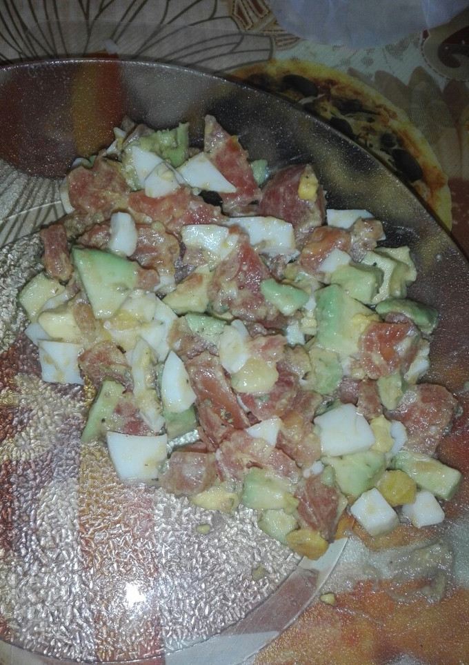 Una foto de Ensalada rápida 123! Súper saludable😍