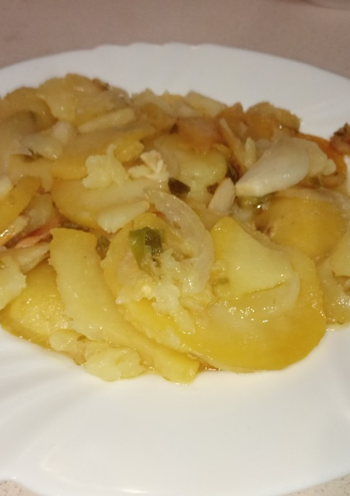 Una foto de Patatas a lo pobre