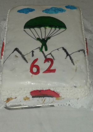 Una foto de Torta homenaje a Héroes Malvinas