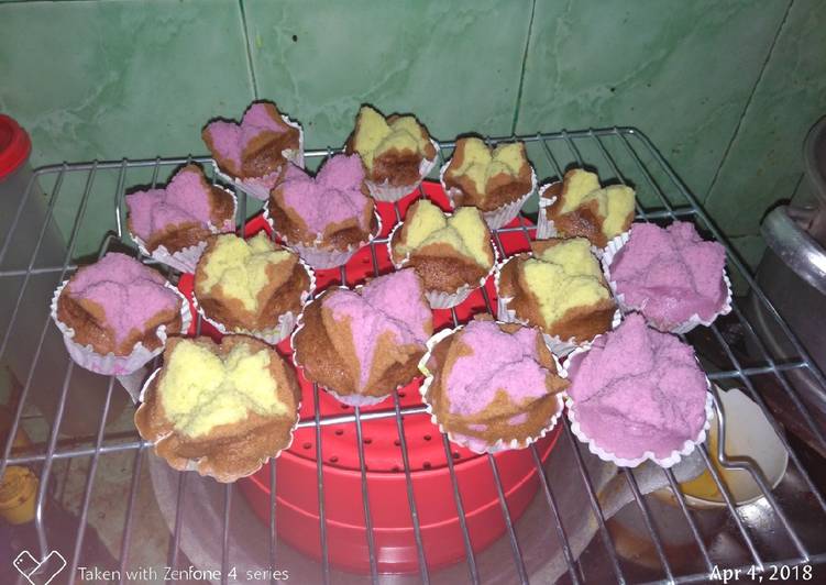 Bolu Kukus Warna Warni