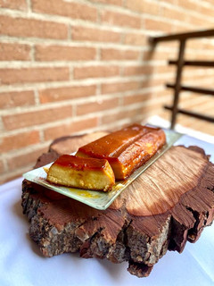 Una foto de Pudín de manzana y canela