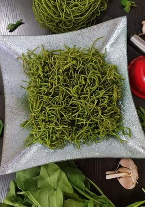 પાલક સેવ (Palak Sev Recipe In Gujarati) રેસીપી મુખ્ય ફોટો