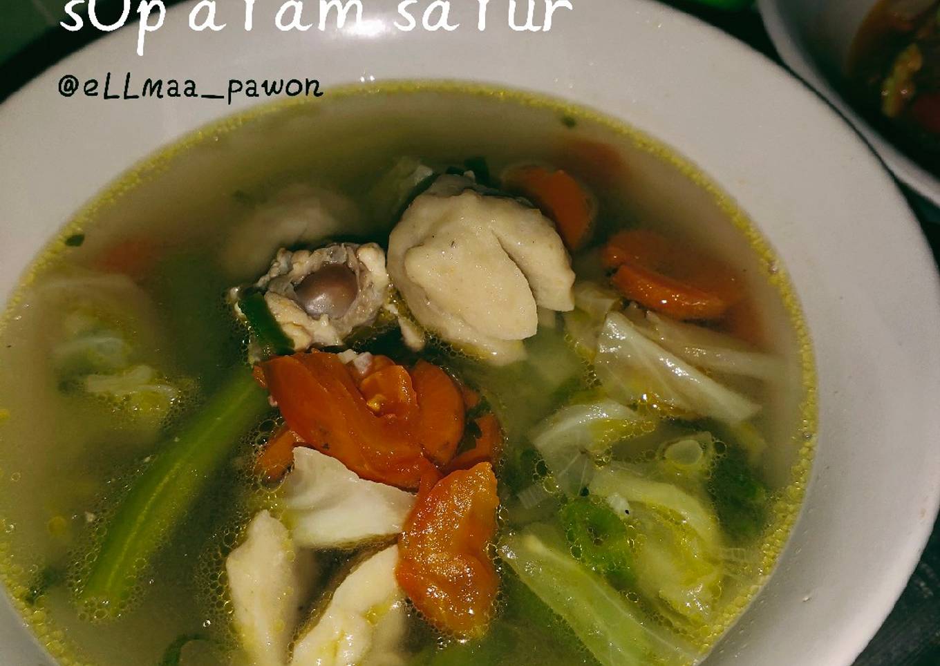 SOp aYam saYur