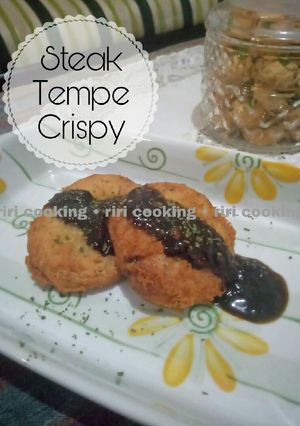 Foto resep Steak tempe crispy saos lada hitam