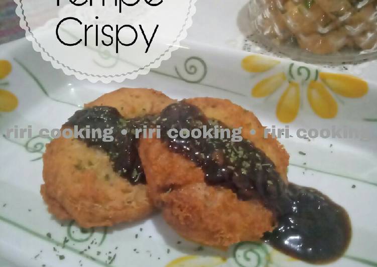 Steak tempe crispy saos lada hitam