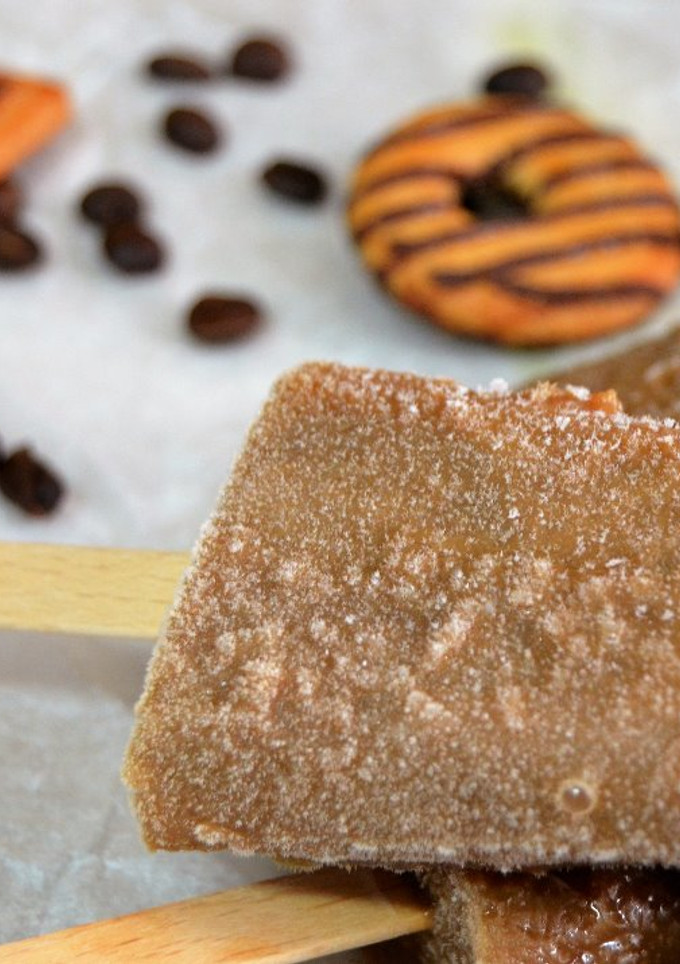 Una foto de Helado de café bombón