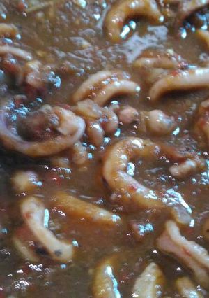 Foto resep cumi saus asam pedas