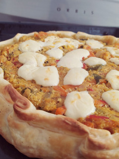 Una foto de Tarta de verduras rápida y fácil