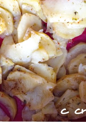 Una foto de Patatas con orégano