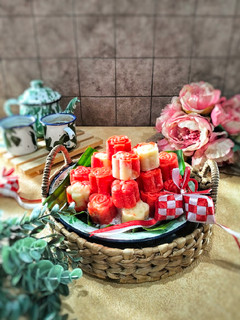 Foto resep Getuk lindri merah putih