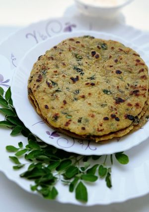 A picture of Nutritious Moringa Parantha.