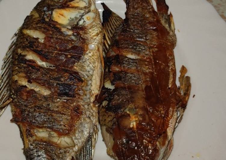 Simple grilled Tilapia