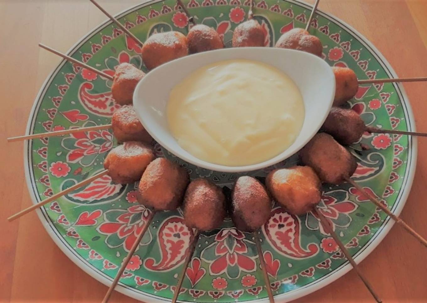 Mini salchichas rebozadas