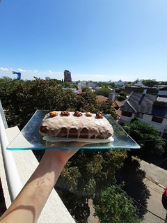Una foto de Budín de manzana🍎