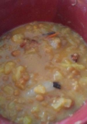 Una foto de Sopa de lentejas