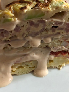 Una foto de Pastel de tortillas