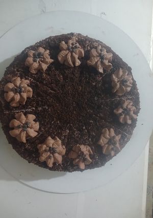 عکسی از دستور کیک دبل چاکلت