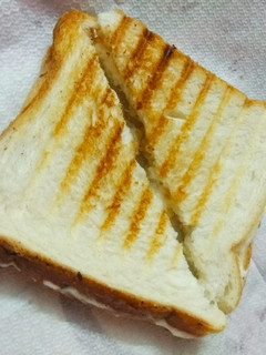 A picture of Mayo Bread Sandwich.