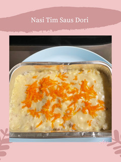 Foto resep Nasi Tim Saus Dori MPASI 8+