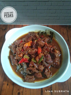 Foto resep Oseng Sapi Pedas