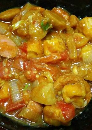 Foto resep Tahu Sosis Bakso Pedas Manis