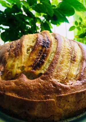 A picture of Baked Banana Bread (Air Fryer).