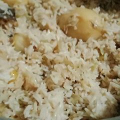 A picture of Aaloo pulao.