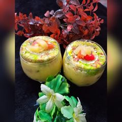 A picture of Rainbow Trifle.