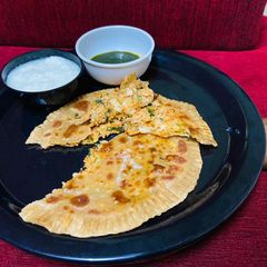 A picture of Gobhi paratha or cauliflower paratha.