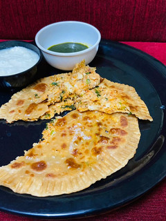 A picture of Gobhi paratha or cauliflower paratha.