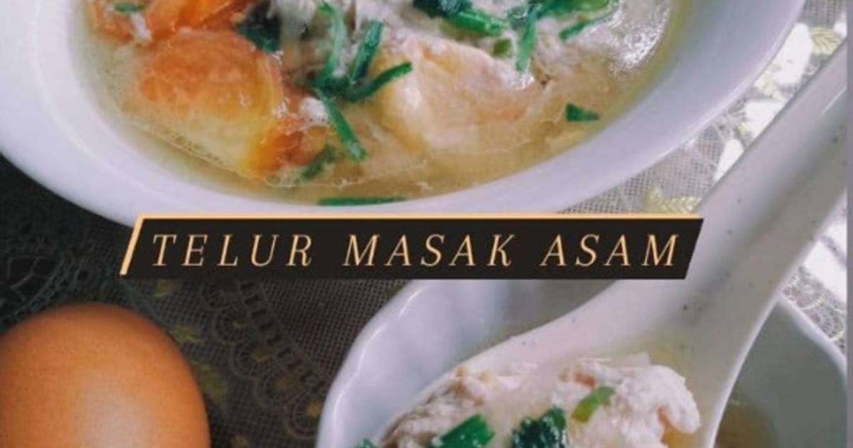 Resipi Telur Masak Asam Oleh Norhashimah Abas Cookpad